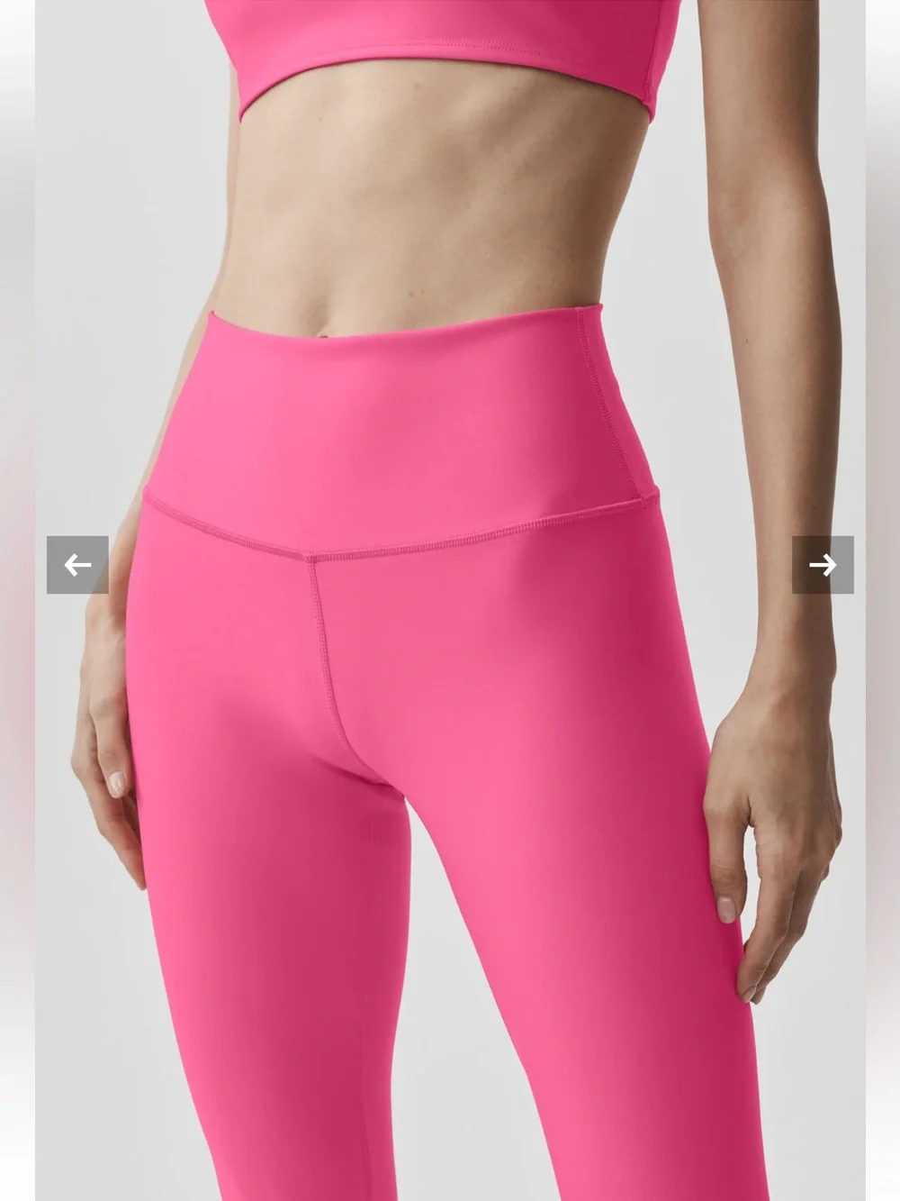 Alo Yoga High Waist Airlift Legging Pink Flamingo Size Medium